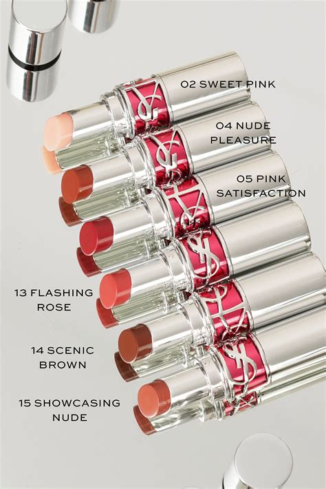 ysl candy glaze lip gloss stick|ysl lip gloss chart.